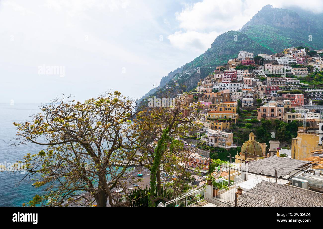 The city of Positano, on the Amalfi coast, Italy Stock Photo - Alamy