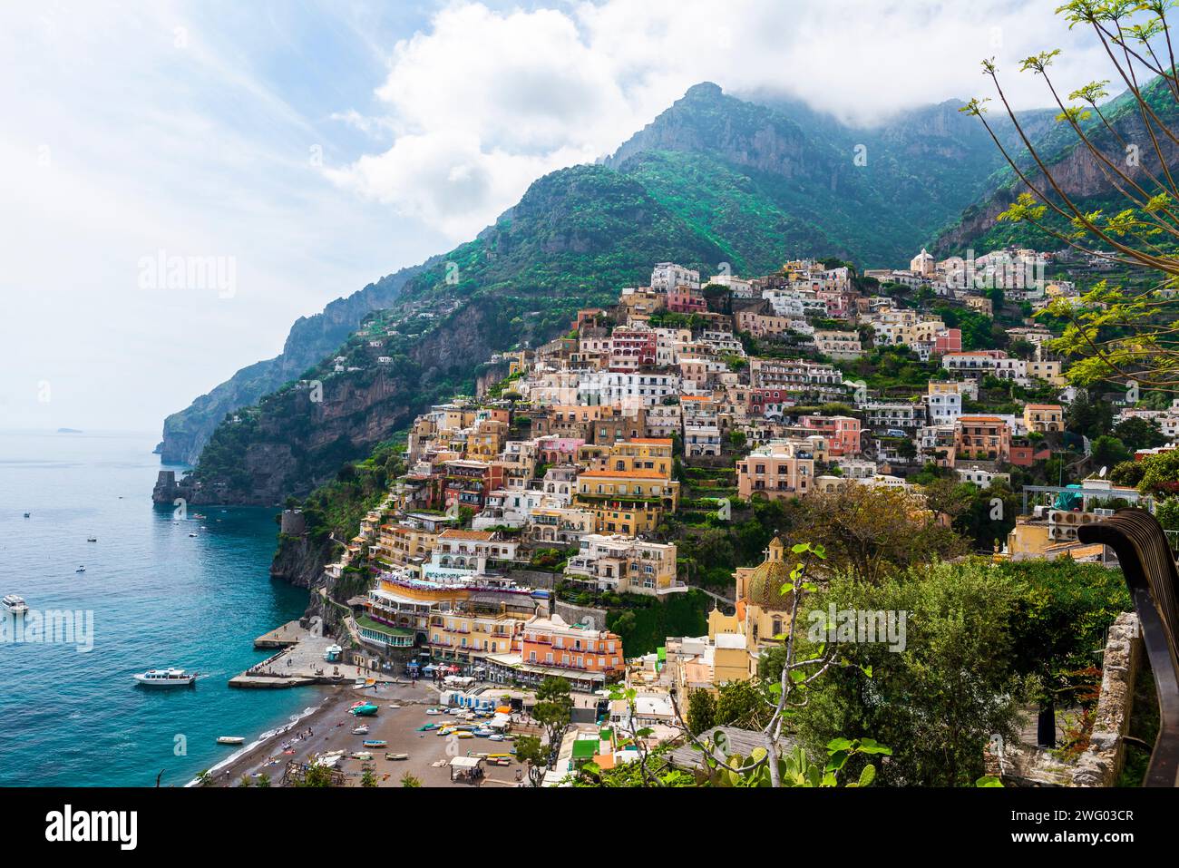 The city of Positano, on the Amalfi coast, Italy Stock Photo - Alamy
