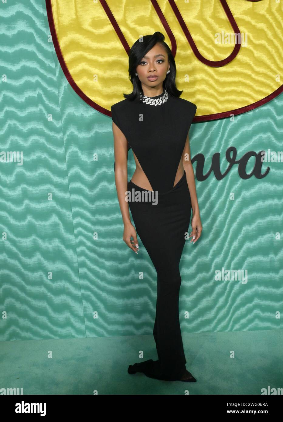 LOS ANGELES, USA. February 01, 2024 Skai Jackson at the Warner Music