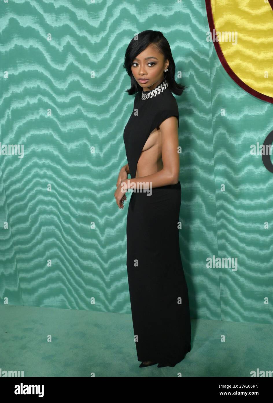 LOS ANGELES, USA. February 01, 2024 Skai Jackson at the Warner Music
