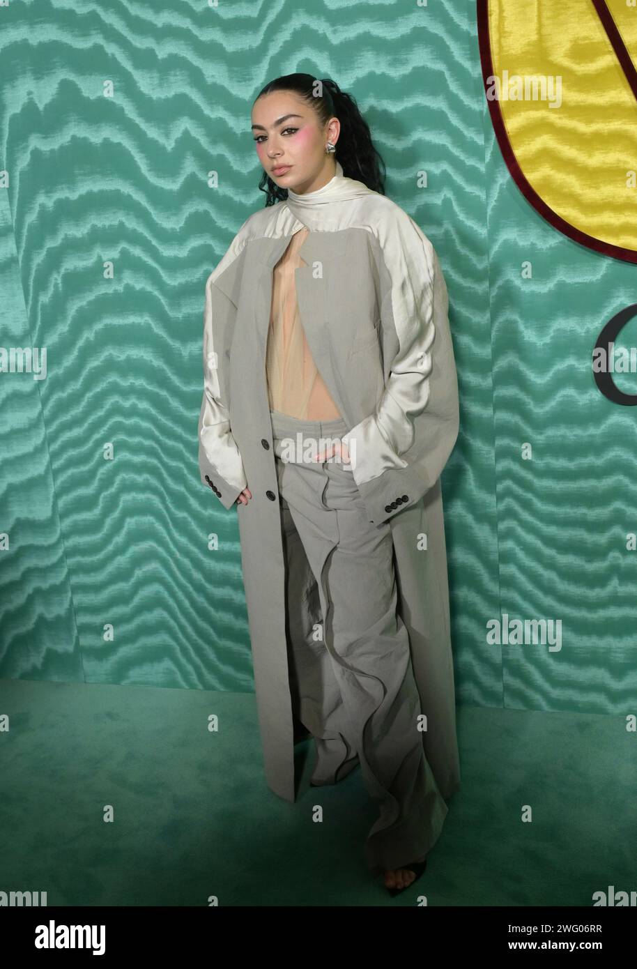 LOS ANGELES, USA. February 01, 2025 Charli XCX at the Warner Music