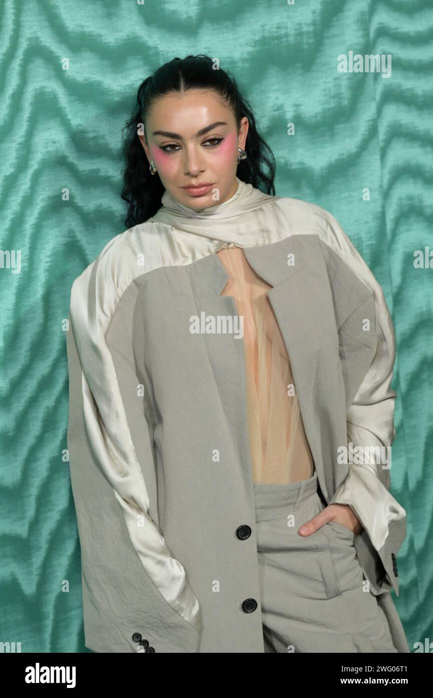 LOS ANGELES, USA. February 01, 2024 Charli XCX at the Warner Music
