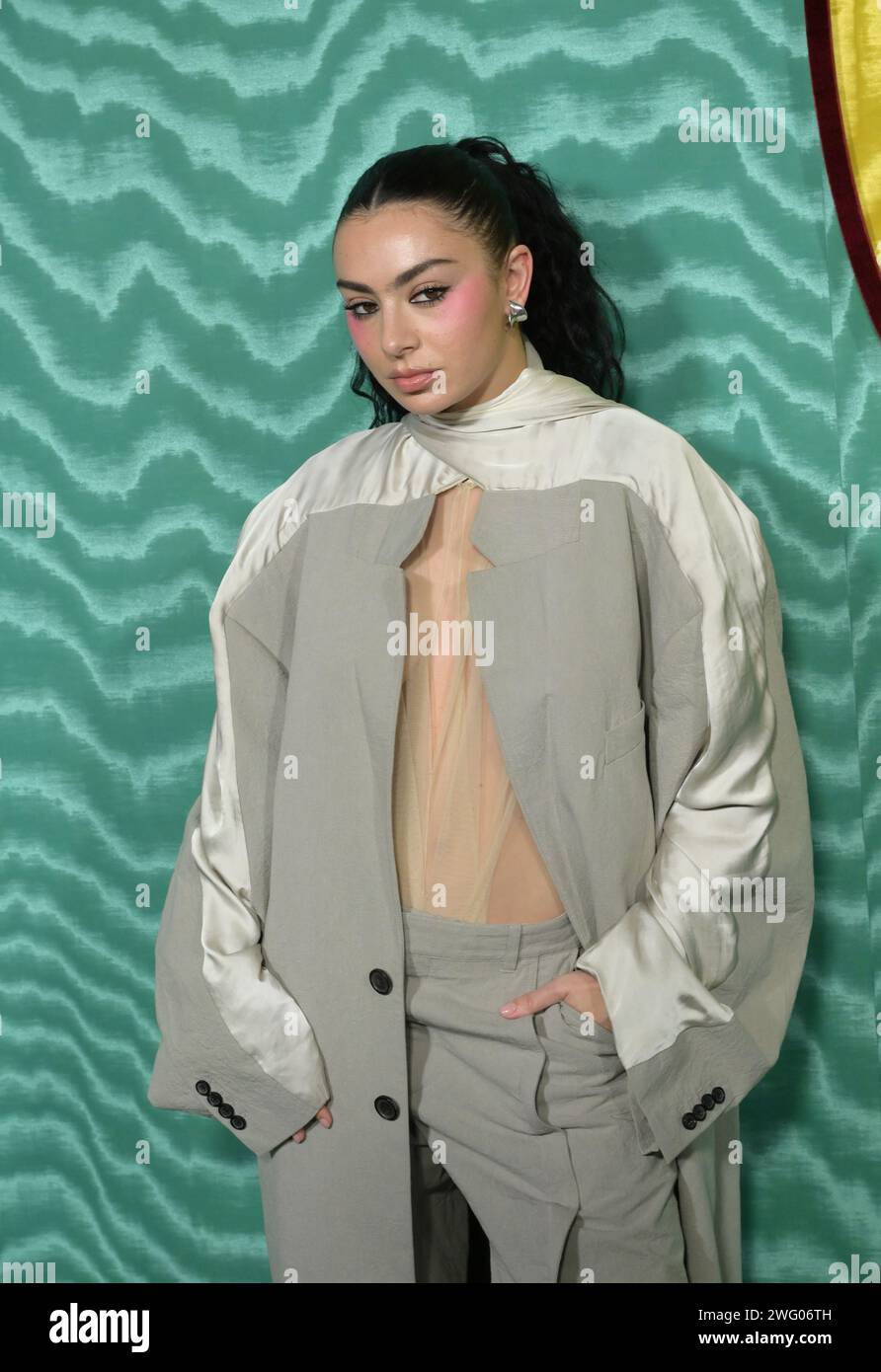 LOS ANGELES, USA. February 01, 2025 Charli XCX at the Warner Music