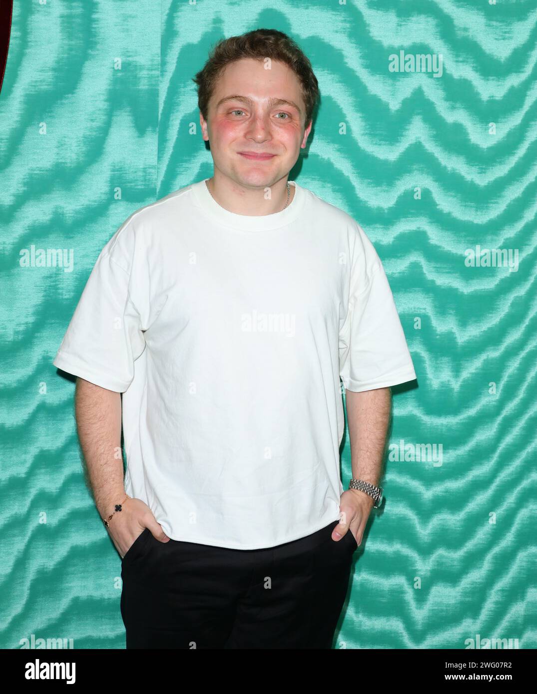 Hollywood, USA. 01st Feb, 2024. Jake Shane arrives at The Warner Music(07)