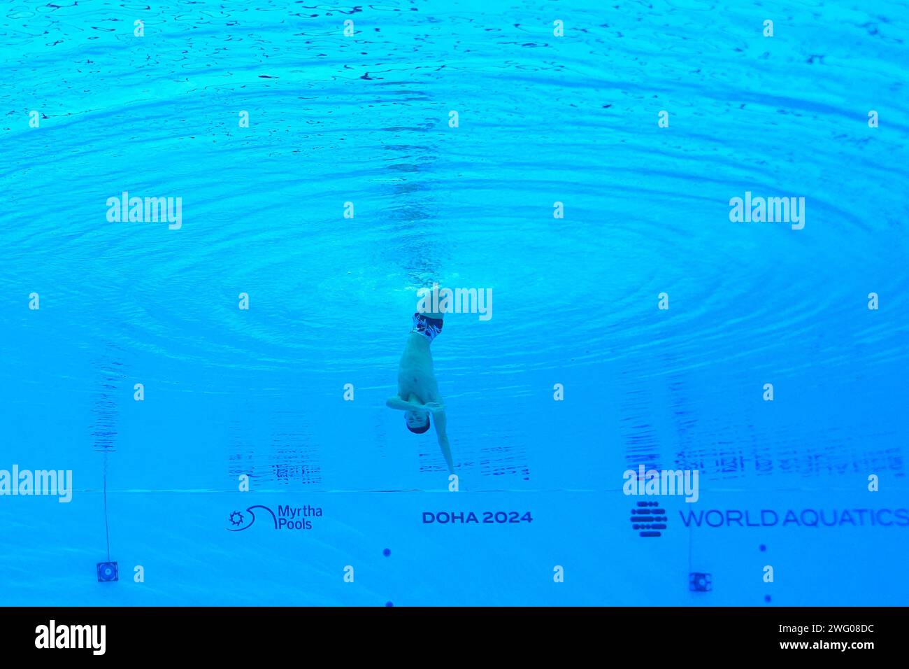 Yang Shuncheng of China competes in the men's solo technical of