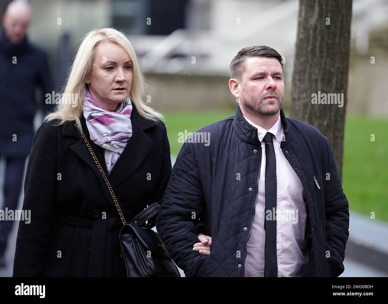 Peter Spooner, Father Of Brianna Ghey Arrives At Manchester Crown Court ...