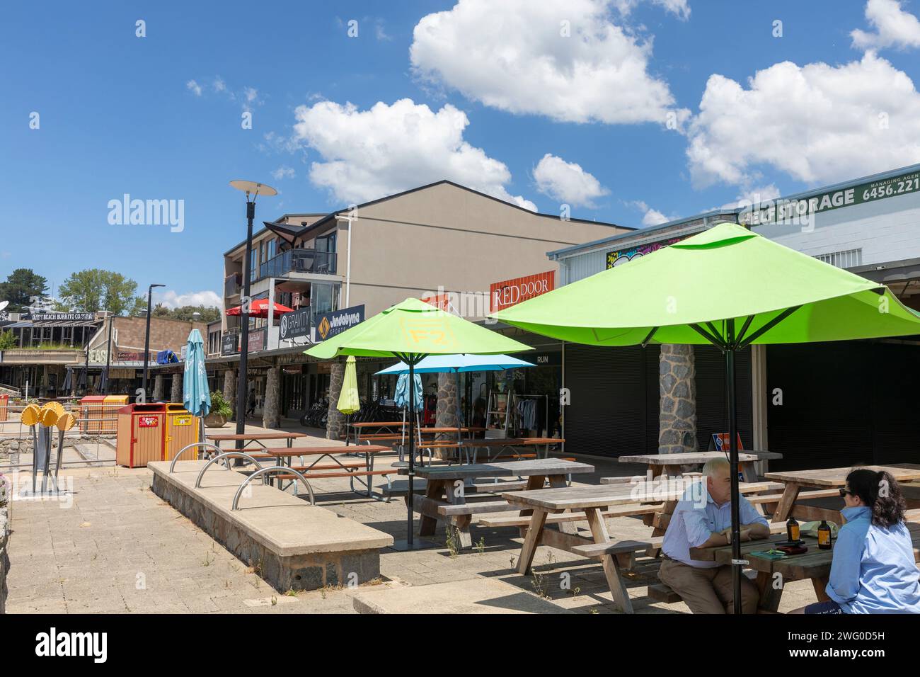 Jindabyne Australian town in the Snowy Monaro region, town centre with