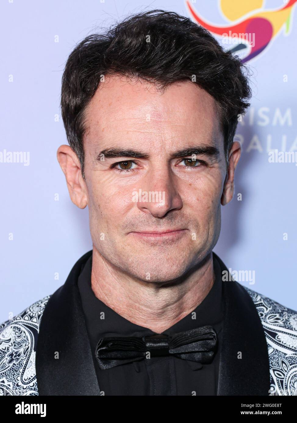 LOS ANGELES, CALIFORNIA, USA - FEBRUARY 01: Ben Lawson arrives at the 21st Annual G'Day USA (American Australian Association) Arts Gala 2024 held at the Skirball Cultural Center on February 1, 2024 in Los Angeles, California, United States. (Photo by Xavier Collin/Image Press Agency) Stock Photo