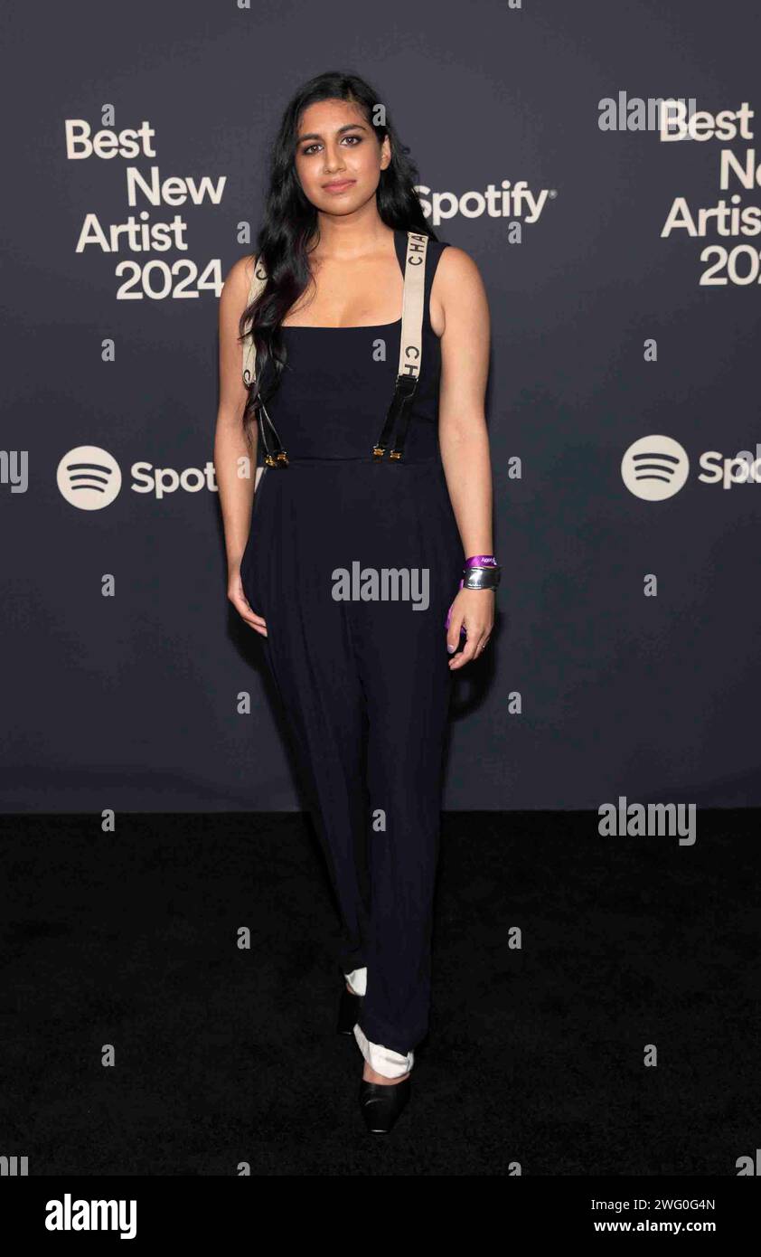 Monica Padman attends the arrivals of Spotify’s 2024 Best New Artist