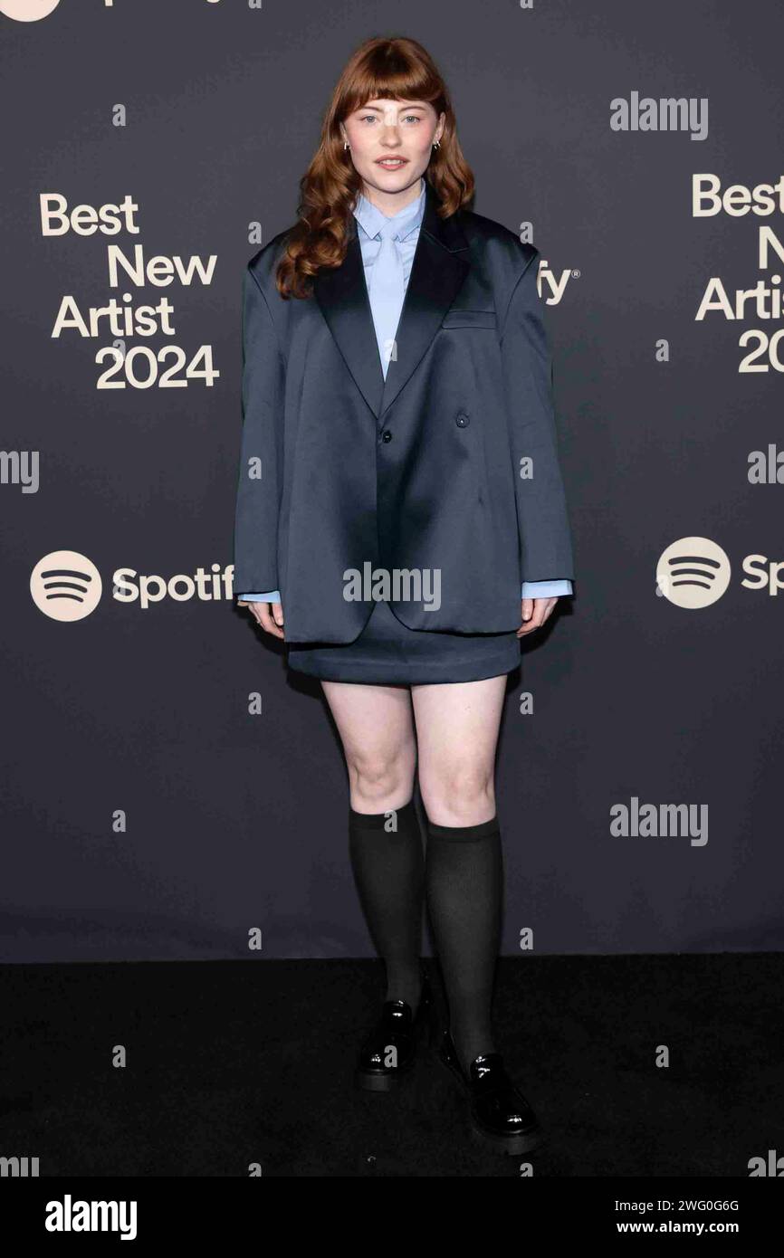 Allison Ponthier attends the arrivals of Spotify’s 2024 Best New Artist ...