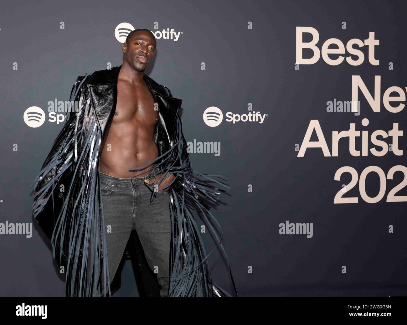Moses Sumney attends the arrivals of Spotify’s 2024 Best New Artist ...