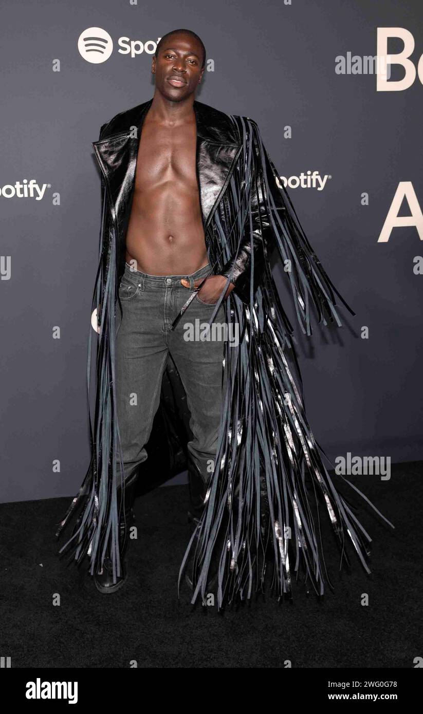 Moses Sumney attends the arrivals of Spotify’s 2024 Best New Artist ...