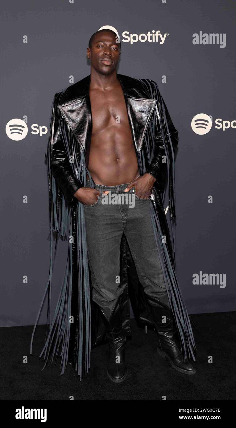 Moses Sumney attends the arrivals of Spotify’s 2024 Best New Artist ...