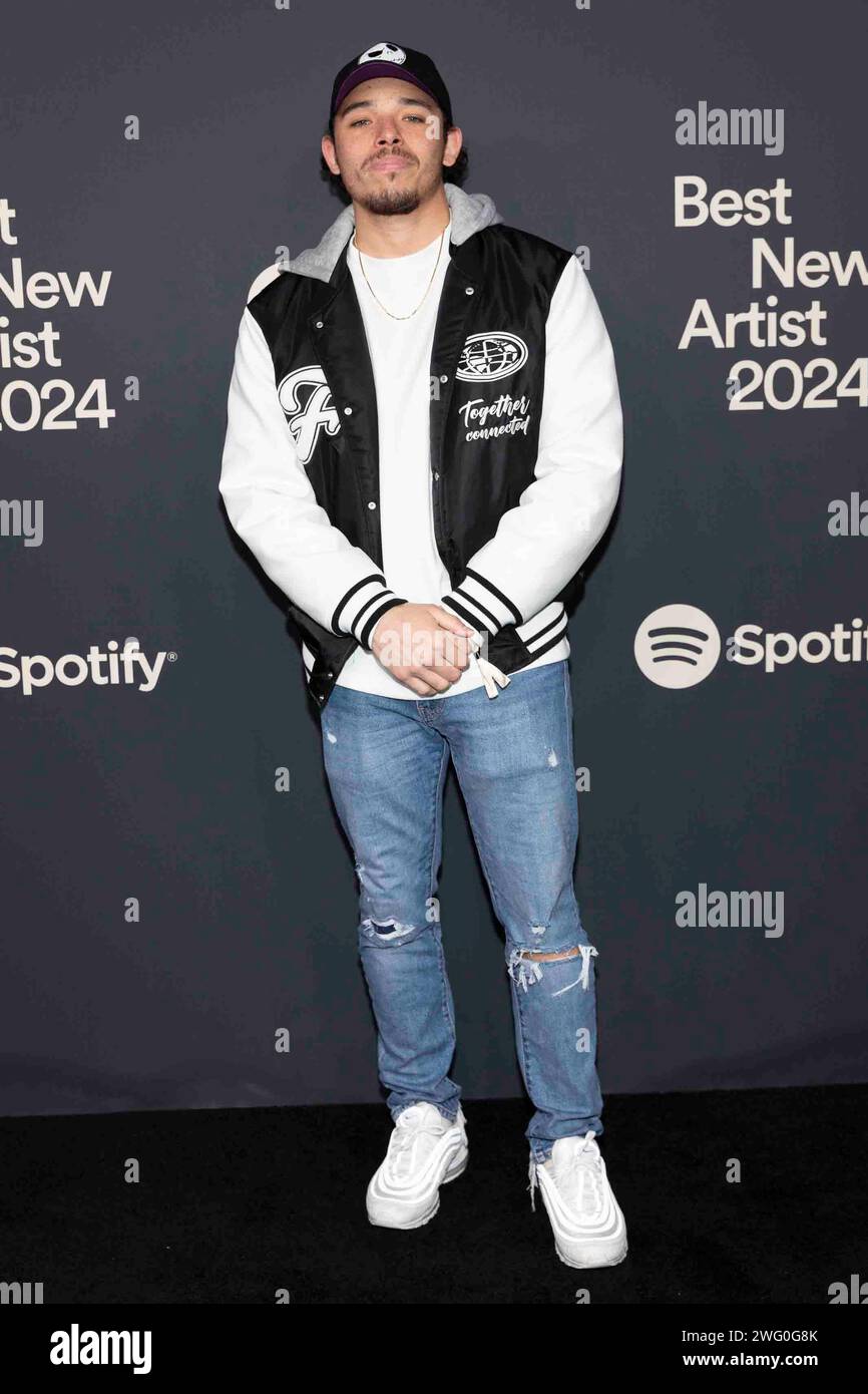 Anthony Ramos attends the arrivals of Spotify’s 2024 Best New Artist