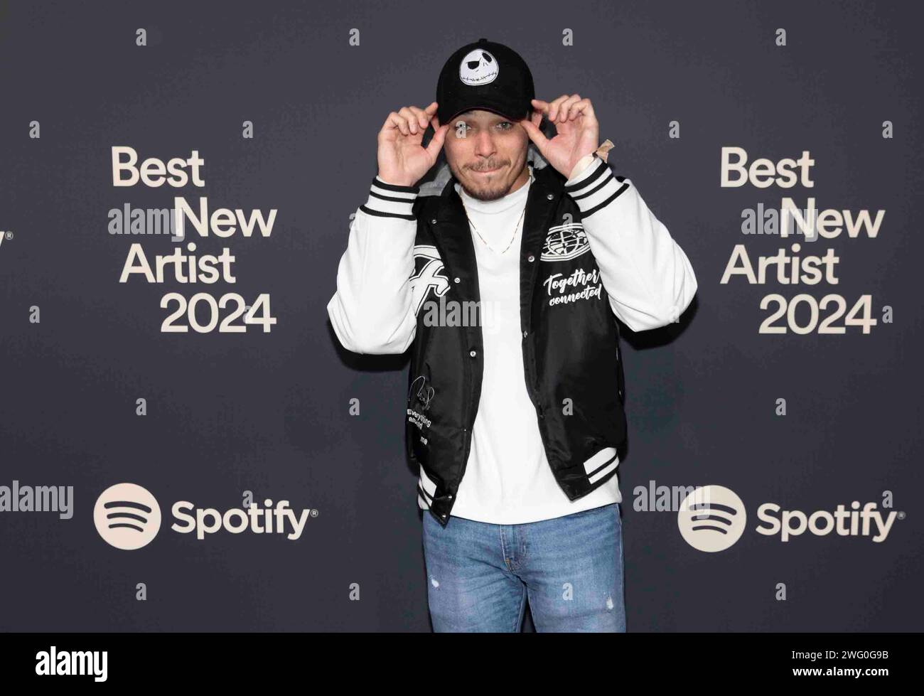 Anthony Ramos attends the arrivals of Spotify’s 2024 Best New Artist