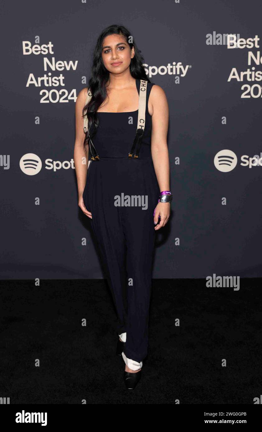 Los Angeles, USA. 01st Feb, 2024. Monica Padman attends the arrivals of