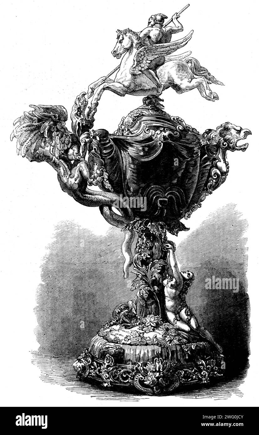 The International Exhibition enamelled cup, [made] by Harry Emanuel