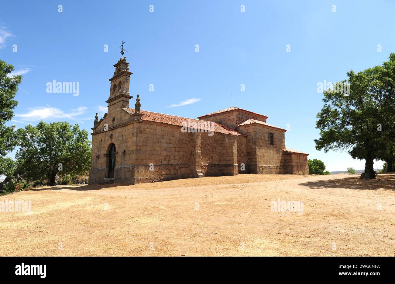 Pereña de la Ribera, Ermita de la Virgen del Castillo. Salamanca province, Castilla y Leon, Spain. Stock Photo