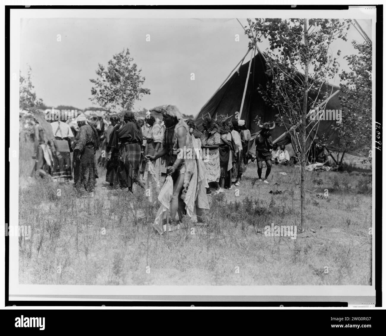 The Wolf, animal dance-Cheyenne, c1927. Stock Photo