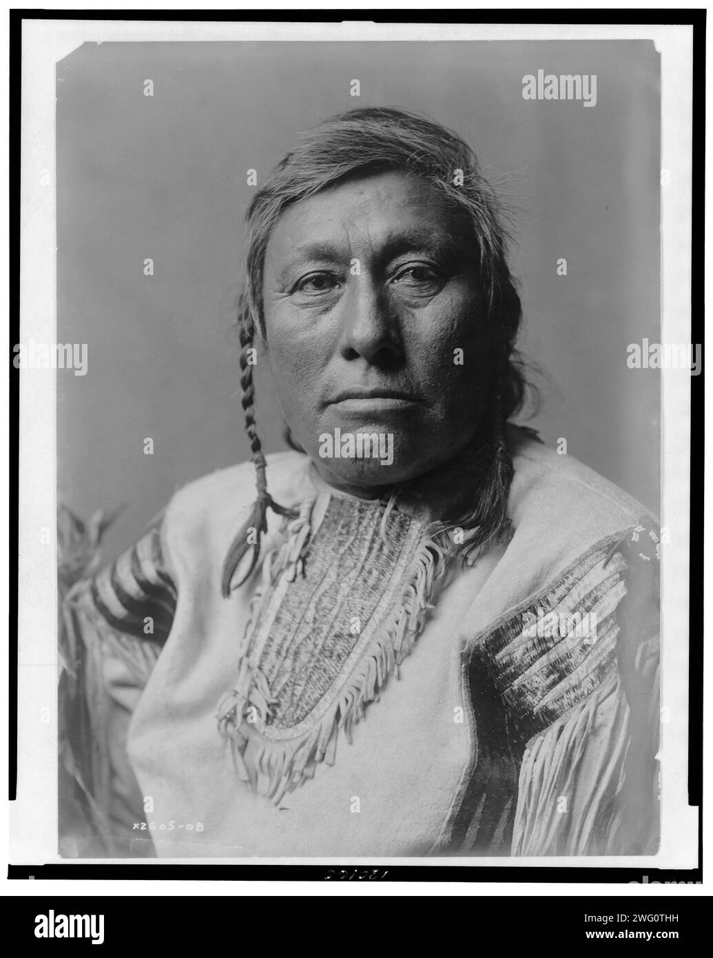 Long Time Dog, C1908. Long Time Dog, Head-and-shoulders Portrait 