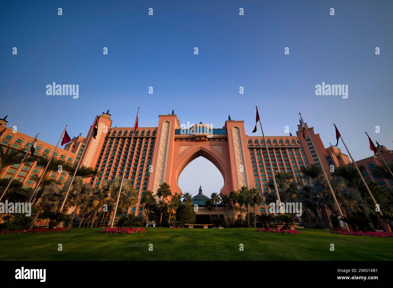 Hotel Atlantis, The Palm Jumeirah, Dubai, United Arab Emirates, VAR Stock Photo