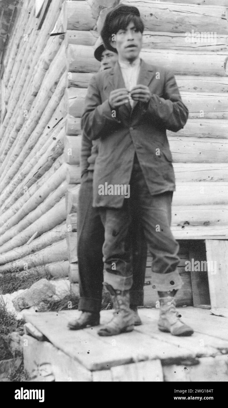 Two Eskimo men, between c1900 and 1916 Stock Photo - Alamy