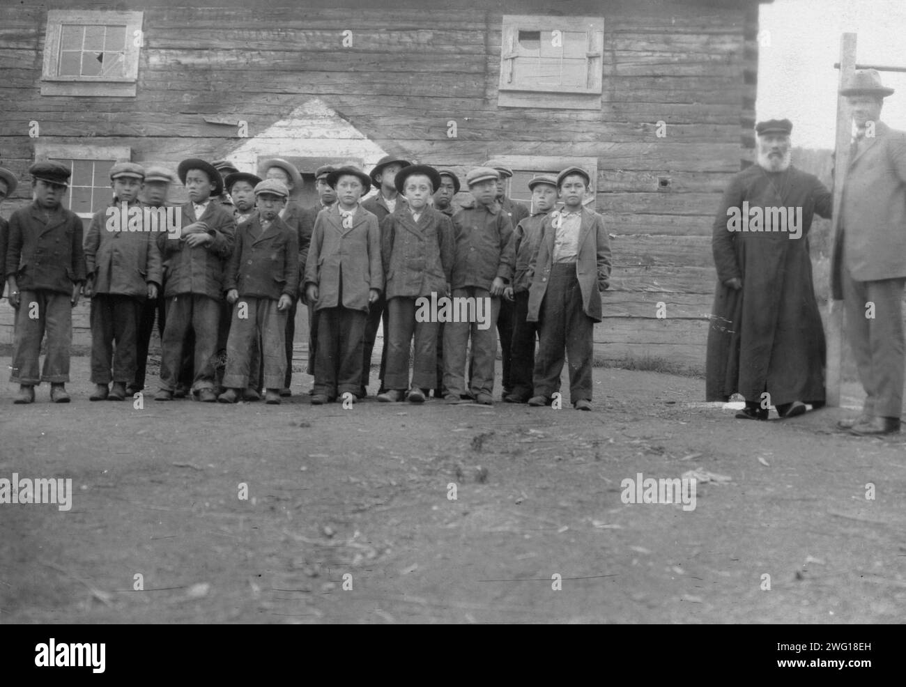 Children of Holy Cross Mission, between c1900 and 1916 Stock Photo Alamy