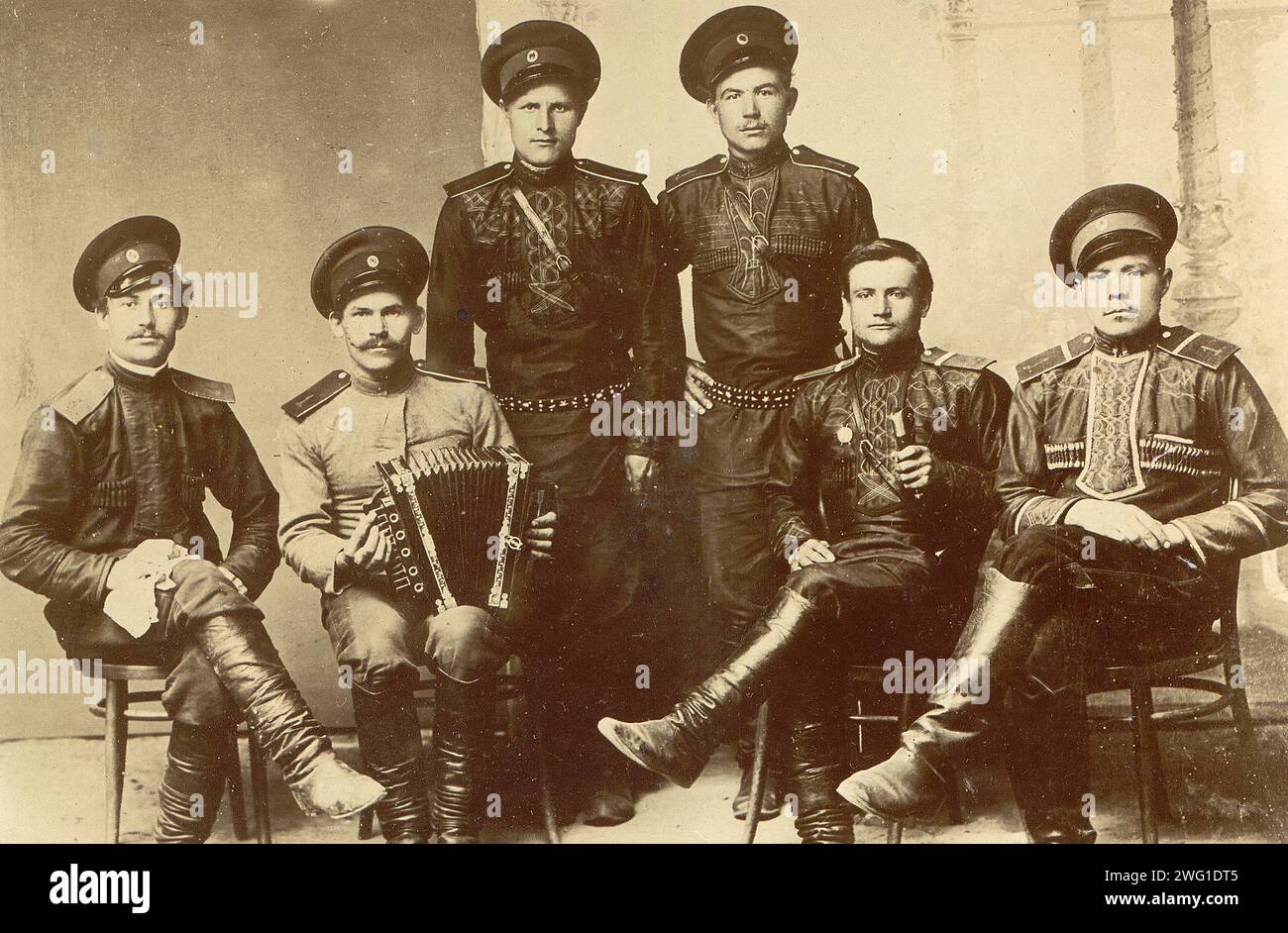 On Service, 1909. This image is from Tipy kazakov: Sibirskie kazaki na ...