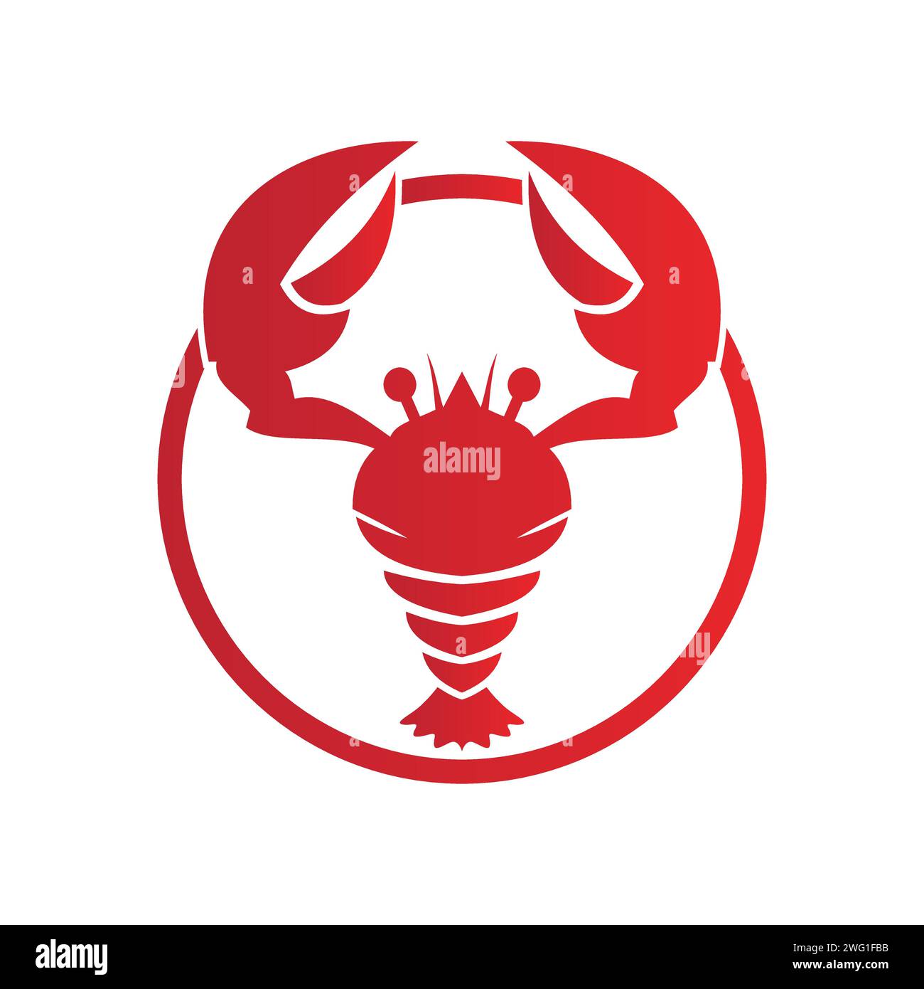 Lobster vector logo concept illustration Stock Vector Image & Art - Alamy