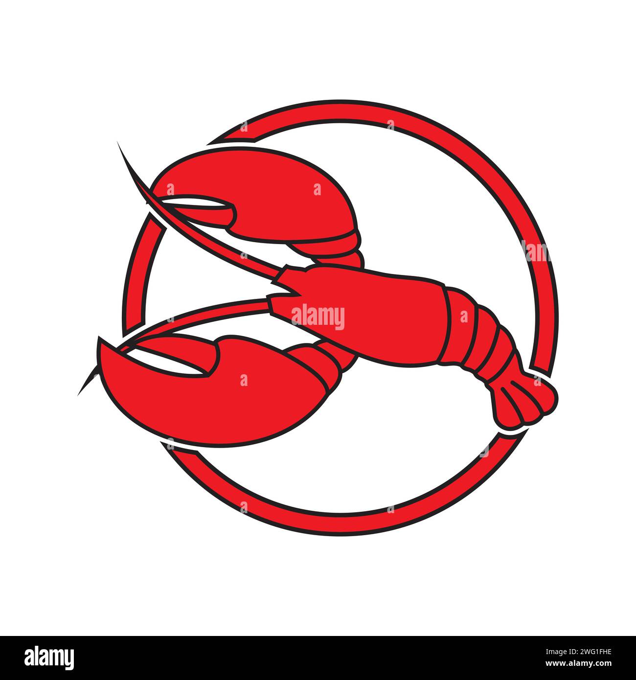 Lobster vector logo concept illustration Stock Vector Image & Art - Alamy