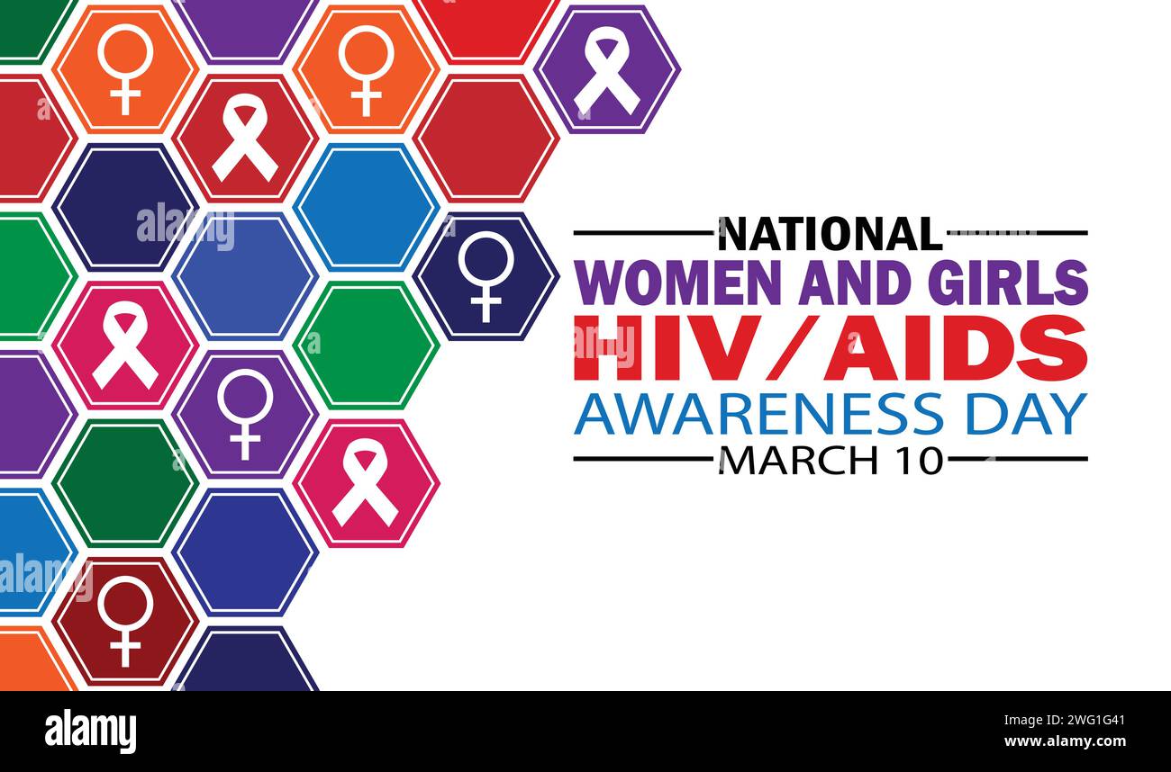National Women and Girls HIV AIDS Awareness Day Vector illustration ...