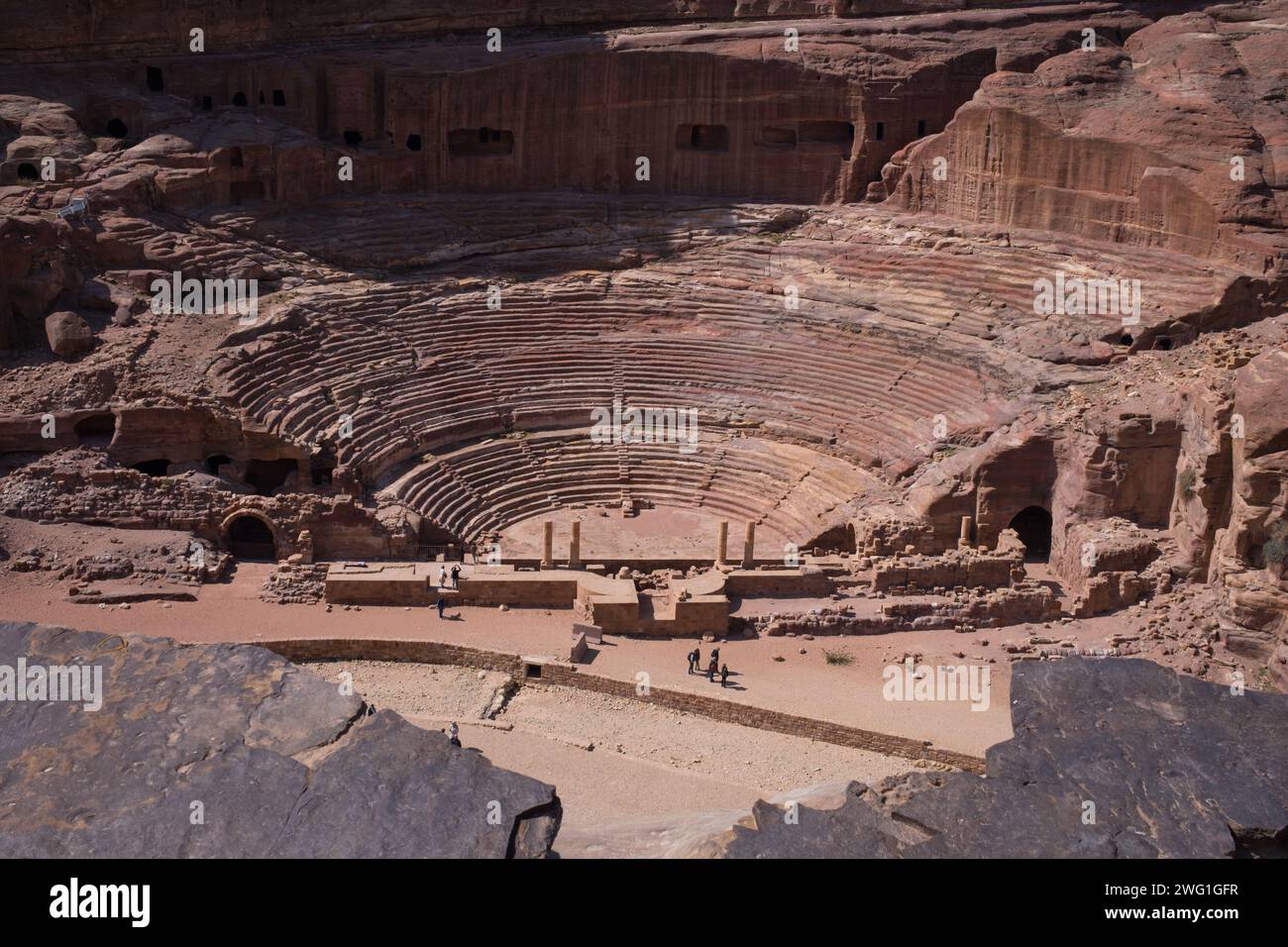 Nabatean theatre petra jordan hi-res stock photography and images - Alamy