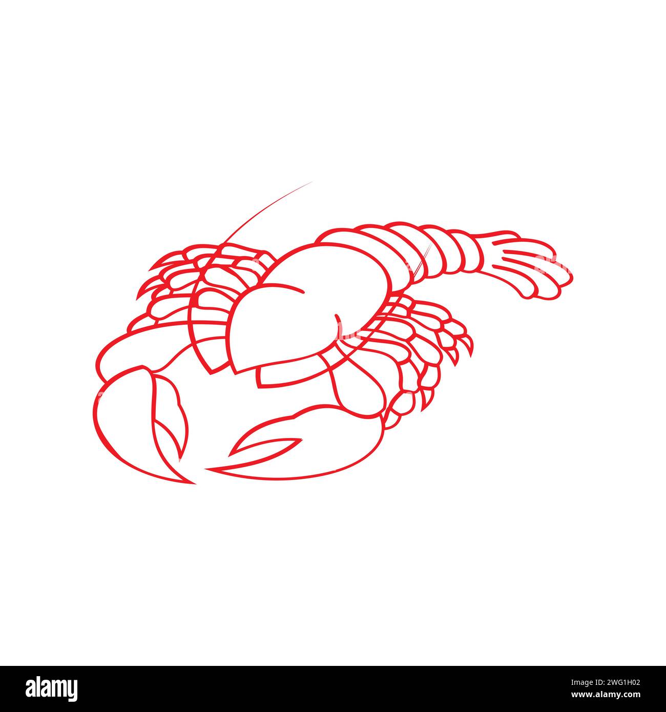 Lobster vector logo concept illustration Stock Vector Image & Art - Alamy