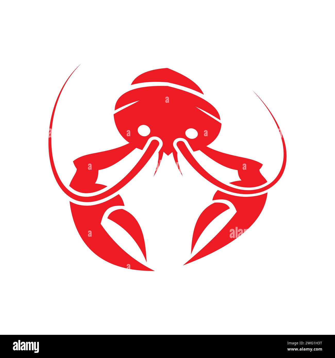Lobster vector logo concept illustration Stock Vector Image & Art - Alamy