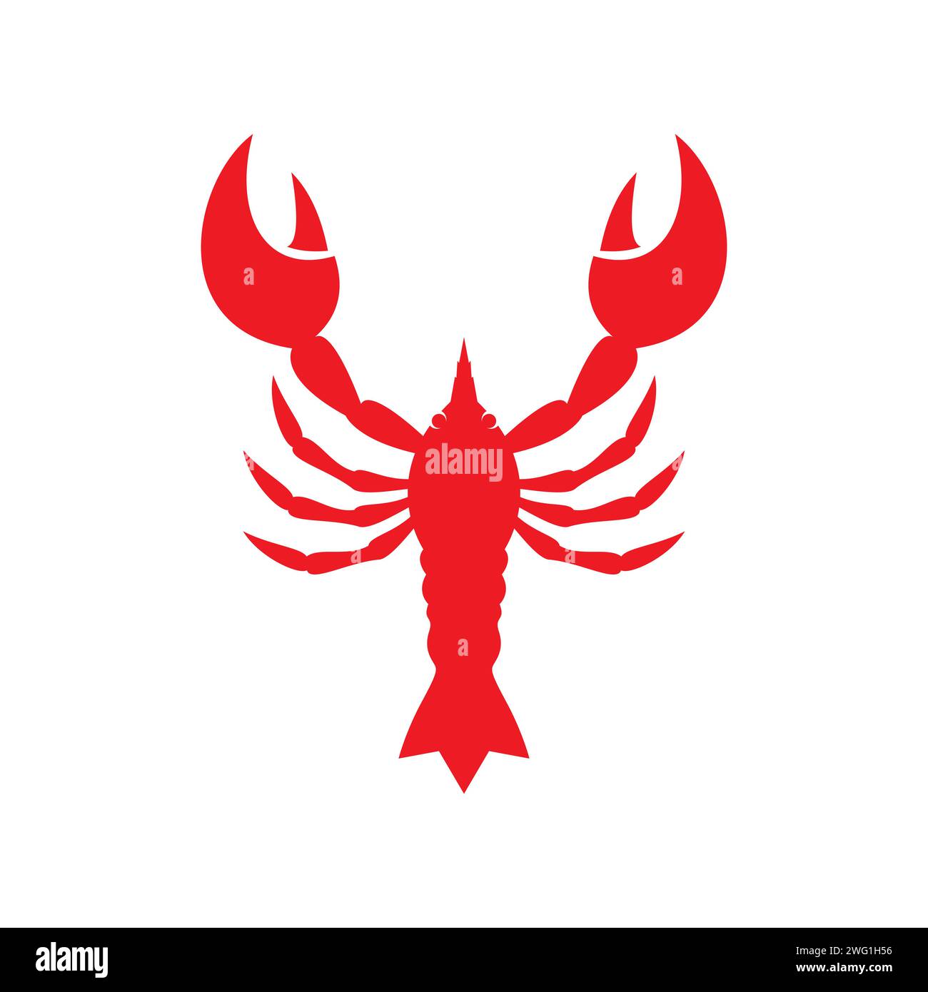 Lobster vector logo concept illustration Stock Vector Image & Art - Alamy
