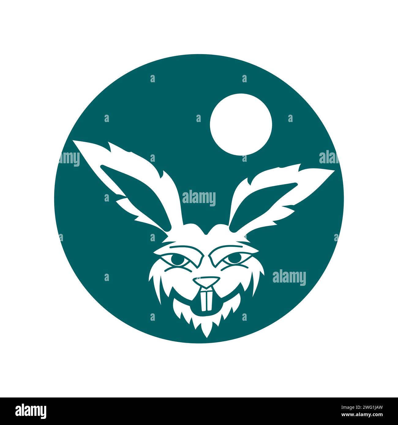 A Rabbit Logo Rabbit vector logo concept illustration Stock Vector Image & Art - Alamy