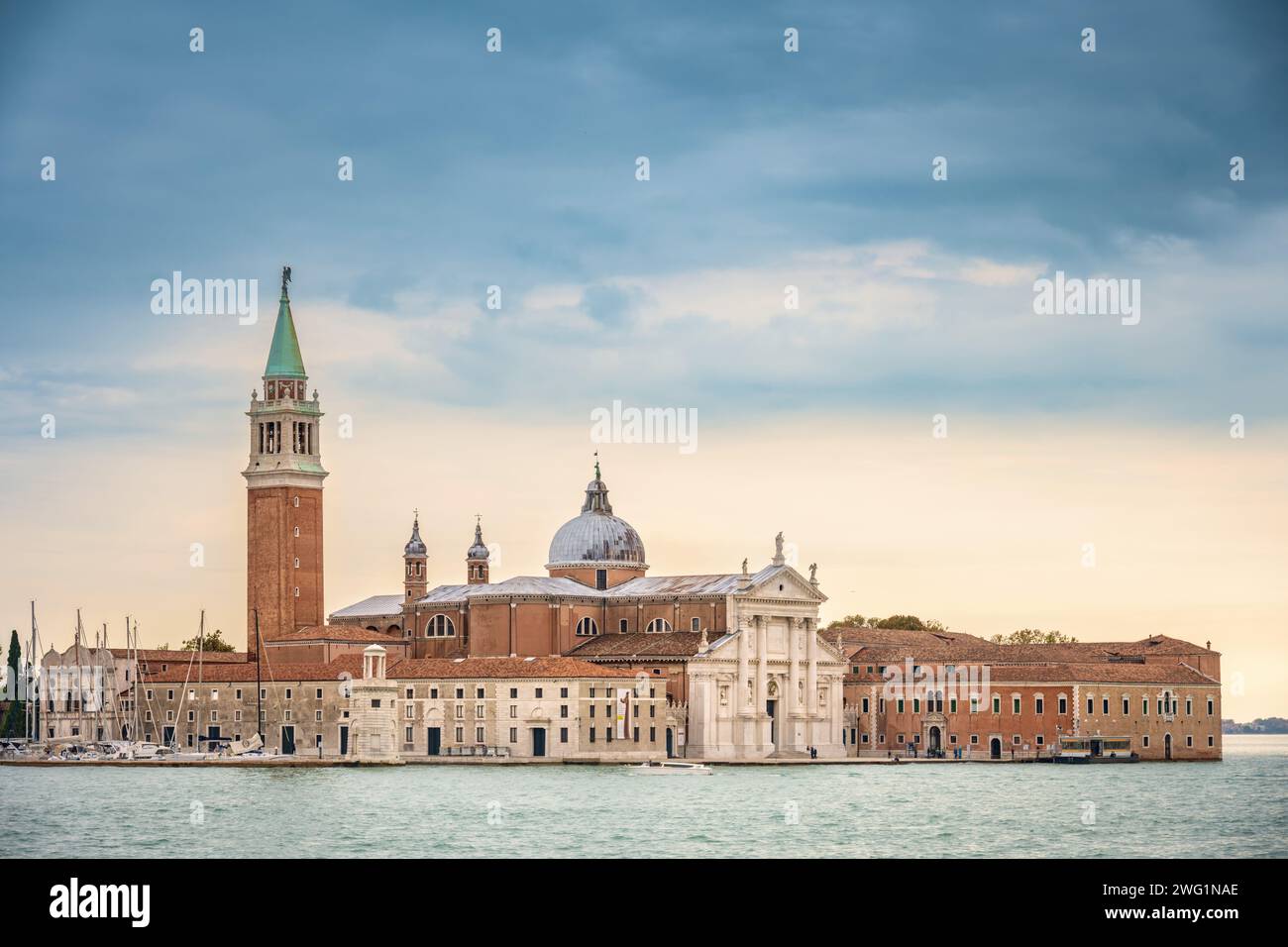 San Giorgio Maggiore Church, Venice, Italy Stock Photo