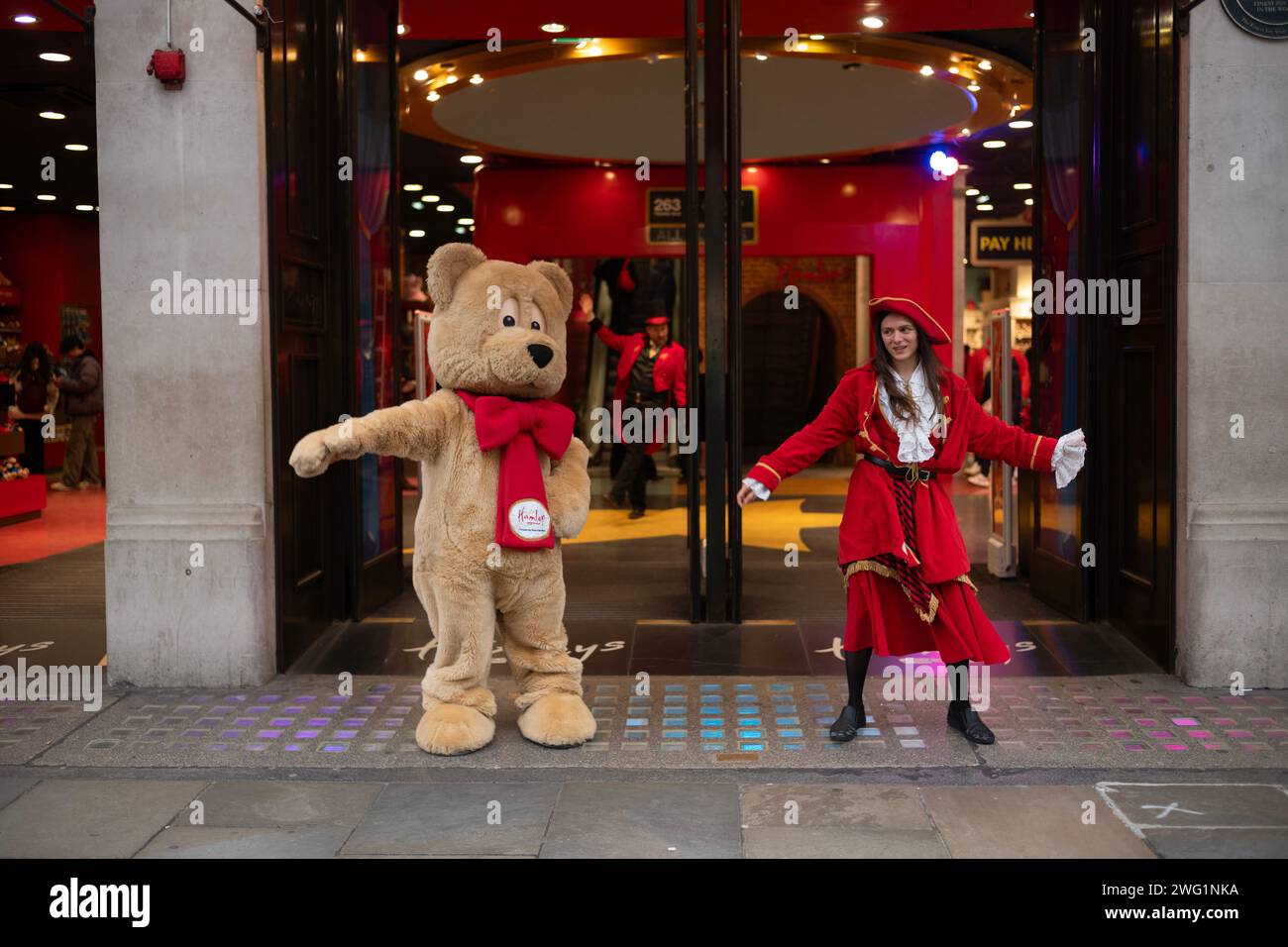 Hamleys toy store, one of the oldest and largest in the world, situated