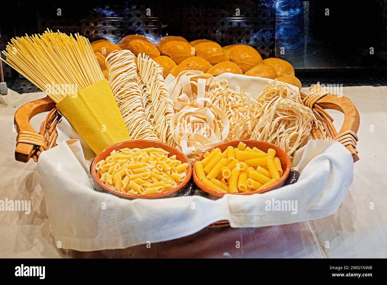 Market basket pasta hires stock photography and images Alamy