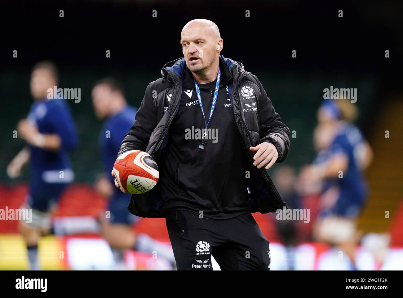 Scotland Head Coach Gregor Townsend During A Team Run At The ...