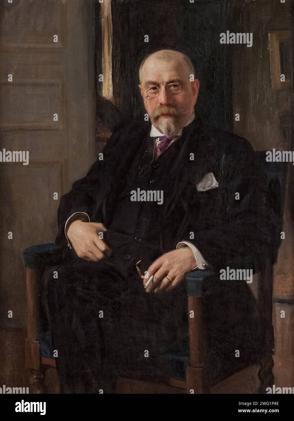 John Rettig [Portrait], 1907 Stock Photo - Alamy