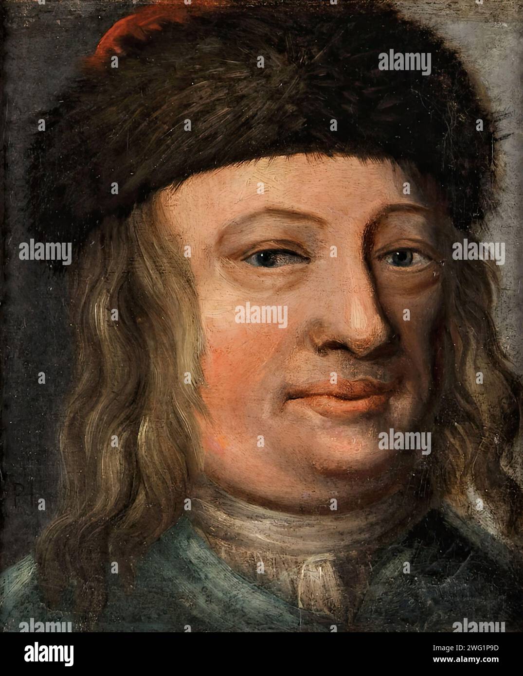 Male portrait, (c1780s Stock Photo - Alamy