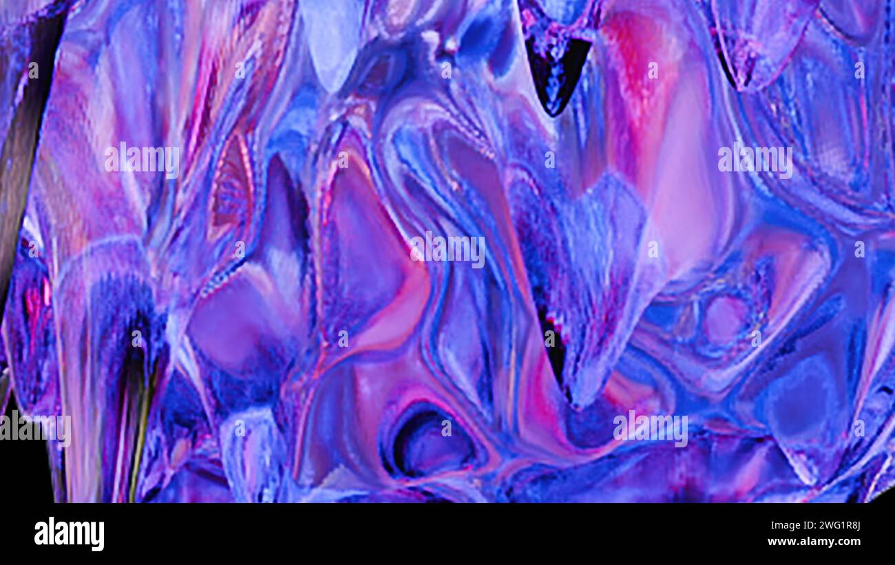 Colorful glass waves. Computer generated 3d render Stock Photo - Alamy