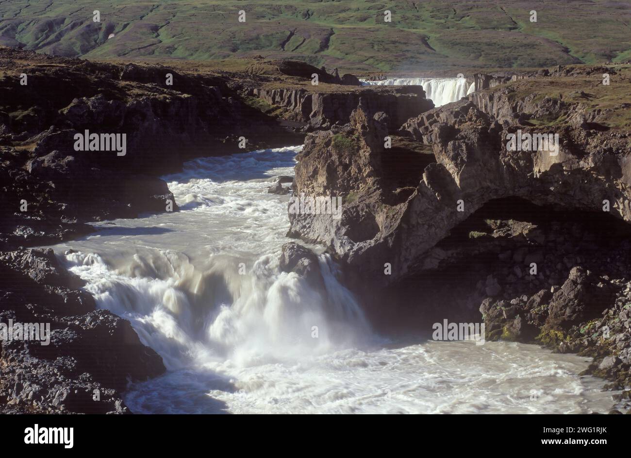 Icelandic waterfall Stock Photo