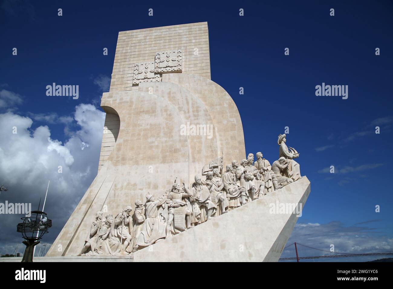 Monument of the Discoveries, Lisbon, Portugal. Stock Photo