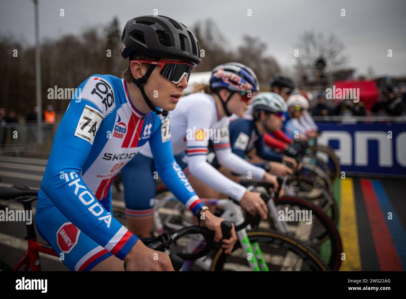 Mixed relay during the UCI Cyclocross World Championships in Tabor
