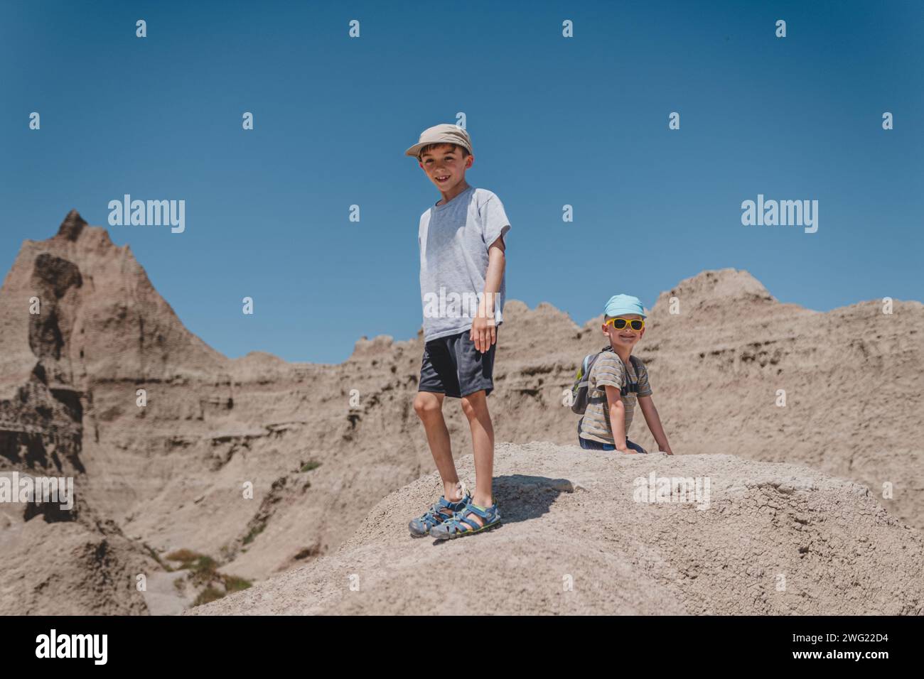 Exploring Rok Child with rock hi-res stock photography and images - Alamy
