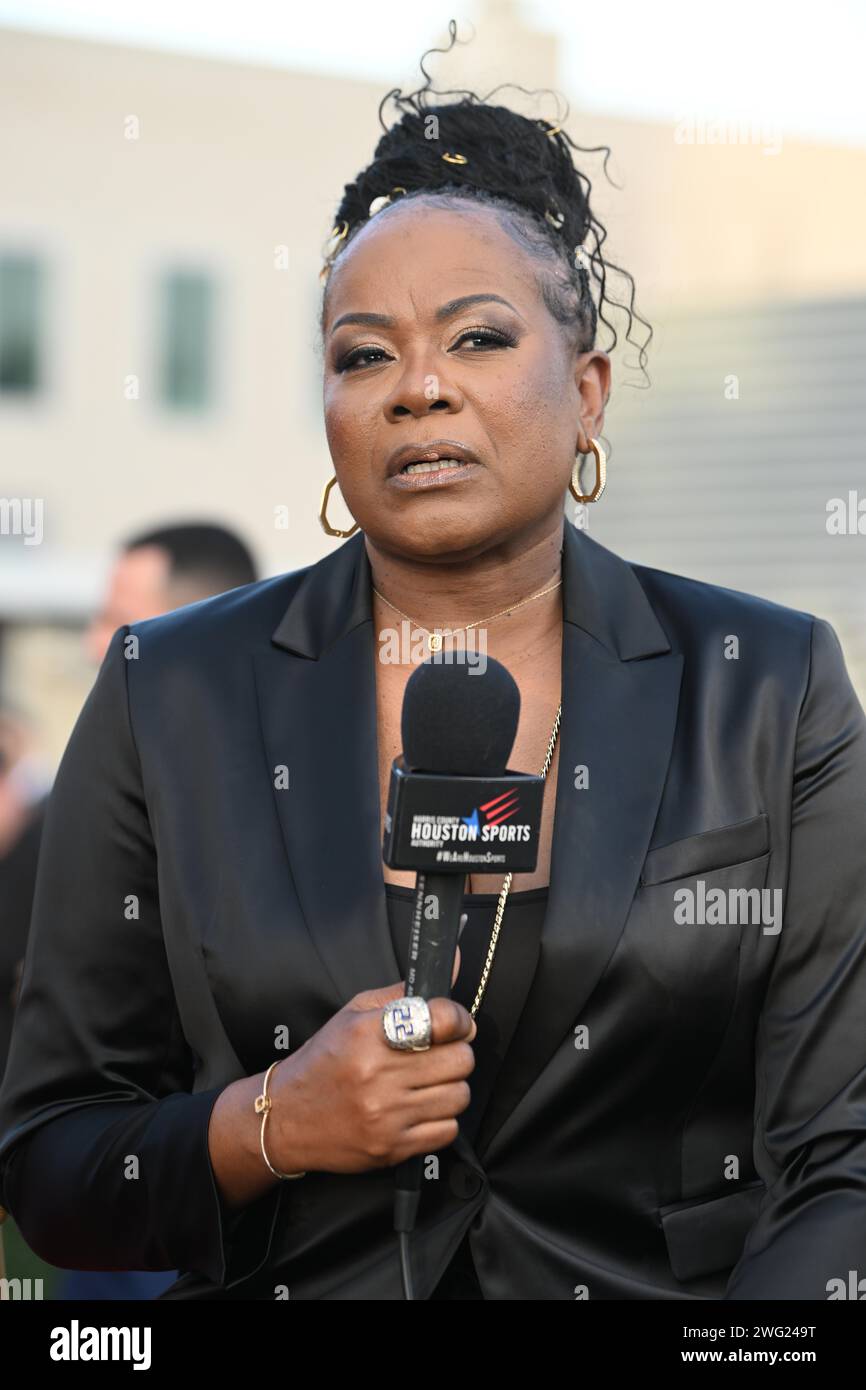 WNBA Hall of Fame star from the Houston Rockets SHERYL SWOOPES during the 2024 Houston Sports Awards on January 30, 2024 at the 713 Music Hall in Hous Stock Photo