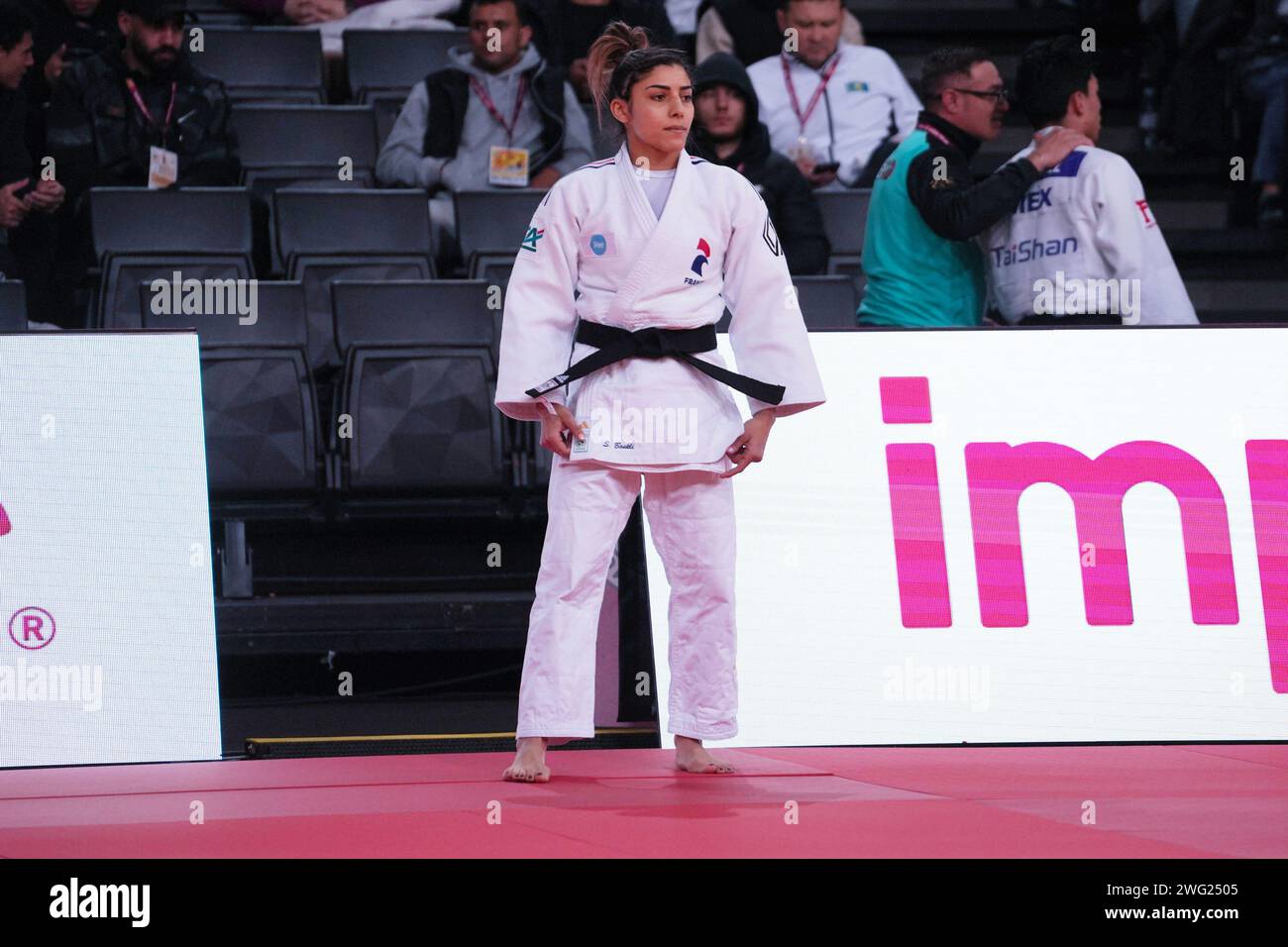 Shirine Boukli of France against Khalimajon Kurbonova of Uzbekistan