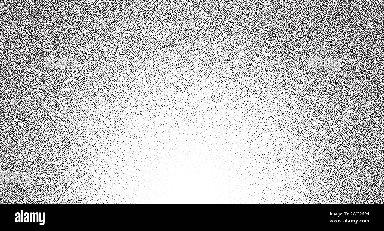 Dotwork gradient pattern background. Black noise stipple dots. Dotted ...